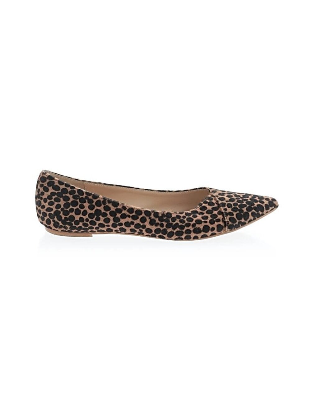 Garnet Hill Calf Hair Leather Flats